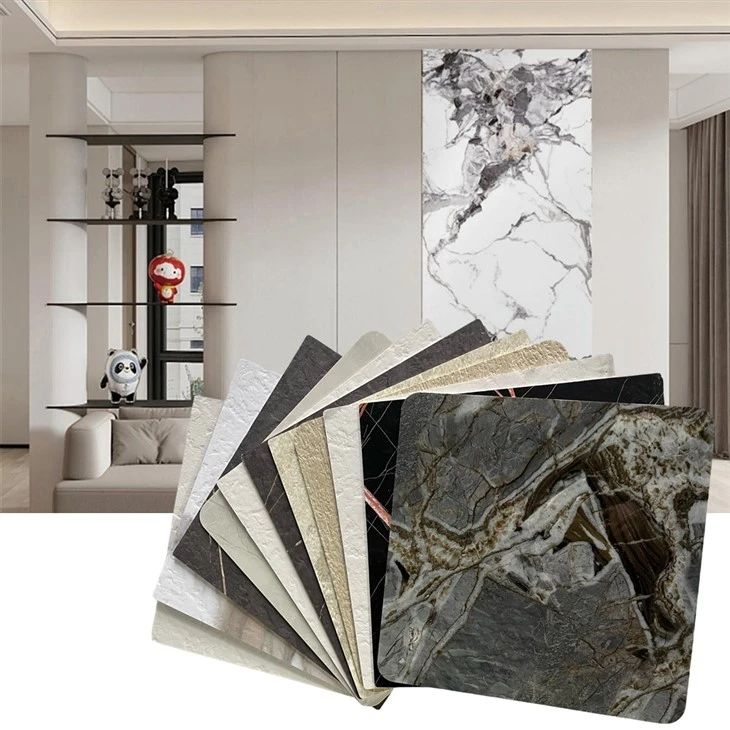 Feuille polymareuse pour mur
