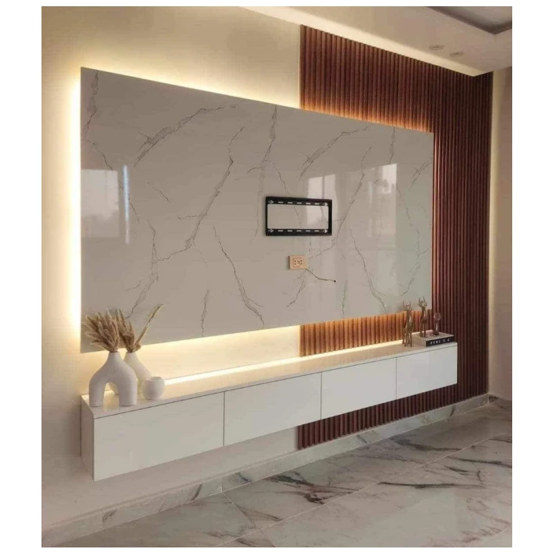 Panneau UV de feuille de marbre en PVC
