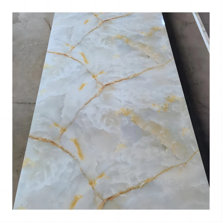 Feuille de marbre en PVC UV